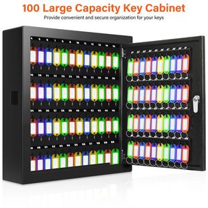 Weichi Factory Key Lock Safe Boxブラックスチール100キーキャビネットホテル特性使用安全ボックスカスタマイズ - Product Image 5