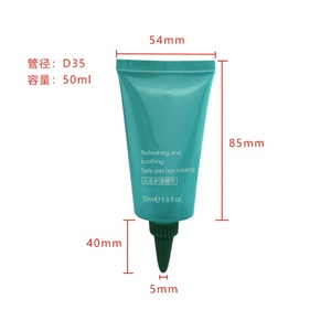 Kozmetik ve plastik sanayi için ambalaj için 50ml HDPE uzun meme plastik tüp - Product Image 2