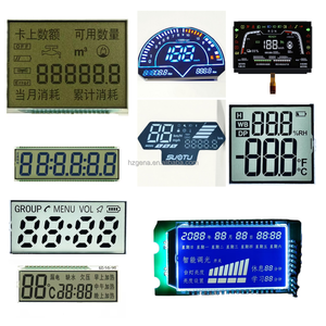 Flugzeug Tachometer LCD Display Kopf Massage gerät LCD Display Auto Klimaanlage Controller LED Hintergrund beleuchtung Segment Displays - Product Image 1