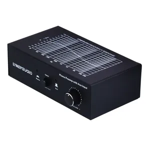 带音量控制音频视频附件的音波放大器前置放大器乙烯基留声机线路切换输入
