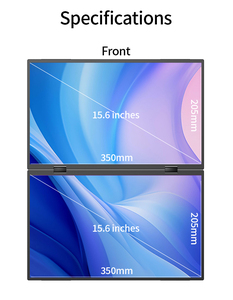 15.6-inch 60hz Dual-screen Expandable Display Can <strong>Output</strong> <strong>Various</strong> <strong>Devices</strong> with DHMI Type C IPS LCD 16:9 Portable Monitor 15.6 - Product Image 2