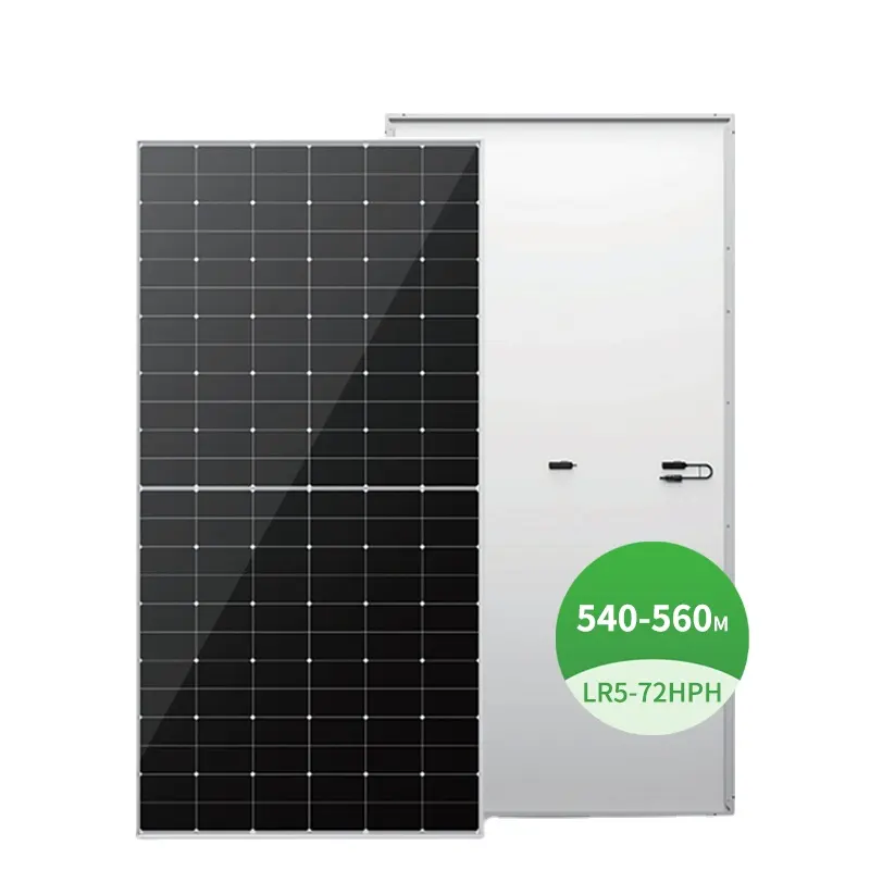 Vendita calda 555W pannelli solari economici cina portatile 540W-560W casa fatta di pannelli solari