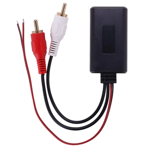 Interfaz auxiliar con entrada 2rca para amplificador Hifi, adaptador de música inalámbrico estéreo RCA/Audio estéreo BT, interfaz de módulo receptor AUX - Product Image 1