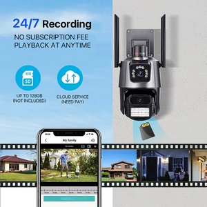 Teléfono móvil doméstico transfronterizo remoto HD luz infrarroja WIFI cámara de seguridad inalámbrica Sensor CMOS tarjeta de memoria almacenamiento de datos - Product Image 3