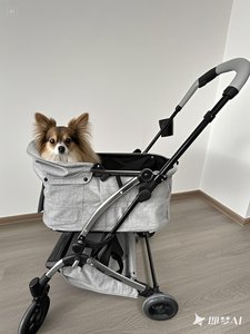 OEMアルミ合金プレミアムペットベビーカー軽量折りたたみ式犬/猫キャリングボックスキャノピー収納バスケット通気性窓付き