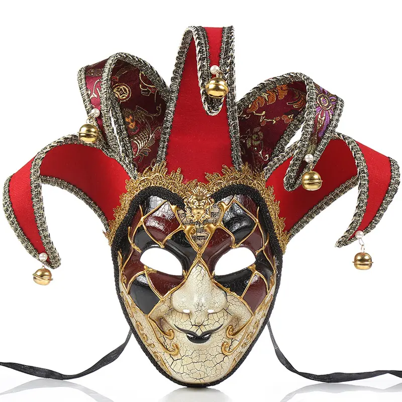 New painted Halloween ball party Italian mask high-end Venetian lady performance mask