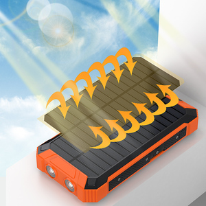 Hy-2101 su geçirmez güneş enerjisi bankası 20000Mah telefon şarj cihazı pil kablosuz şarj güç bankası paneli - Product Image 2