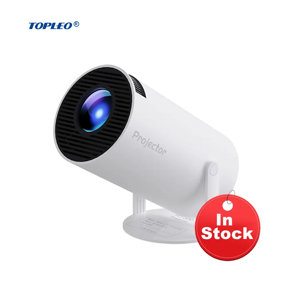 Topleo Proyector 4K 5G video outdoor Portable wifi display Wireless LCD Android HD 4k Video Hy300 Projector