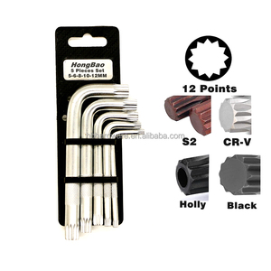 Fabrika 9 adet alyan anahtarı takımı farklı uzunlukta Hex tuşları kısa orta uzun ekstra uzun L şekli tipi altıgen anahtar küçük Allen anahtarı Set - Product Image 3