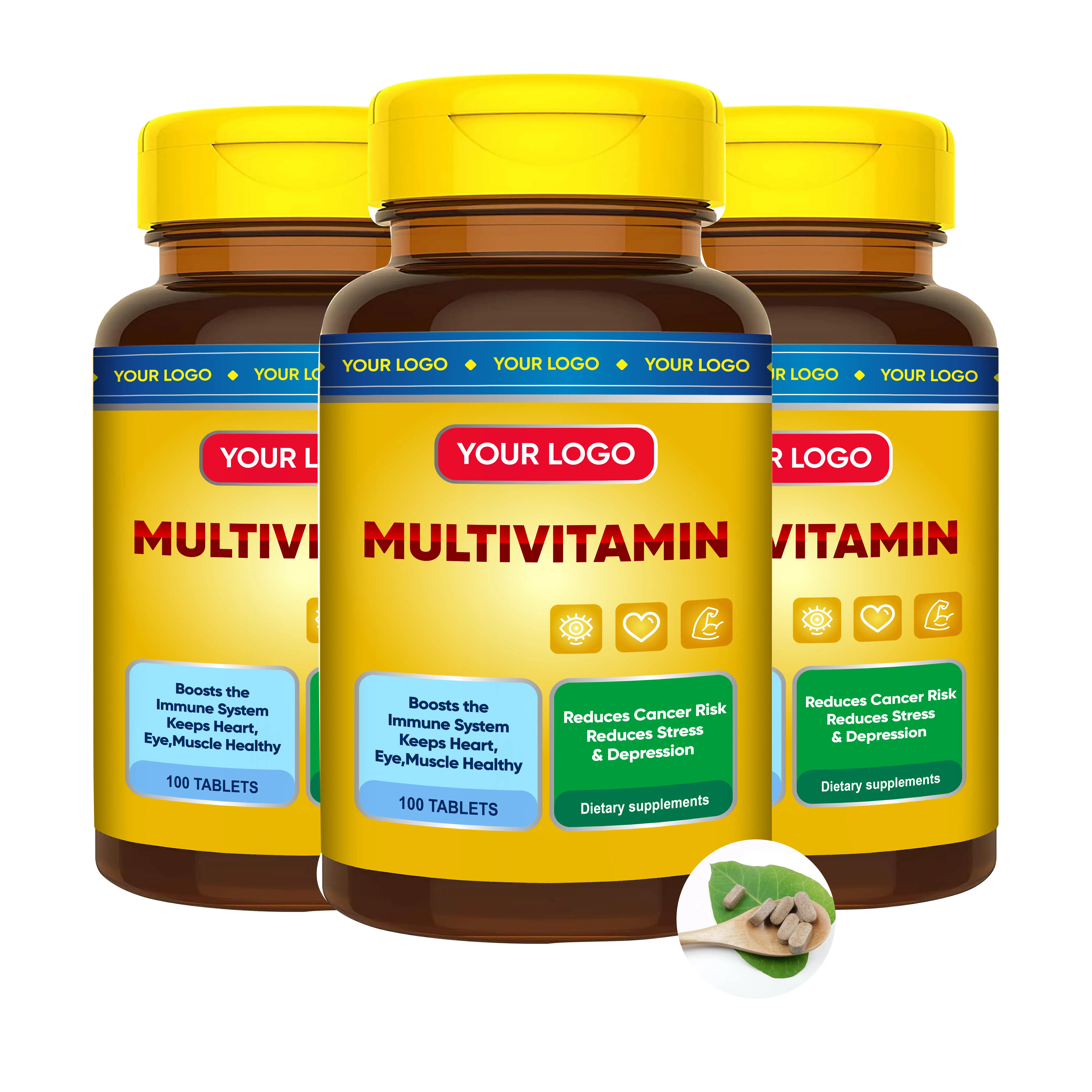 Fabrikant Hot Selling Private Label Natuurlijke Multivitamine En Multiminerale Tabletten, Capsules,Softgels, Pillen, Supplement