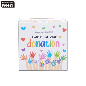 Öneri kutusu tasarım bağış kutuları Charity karton öneri kutusu - Product Image 3
