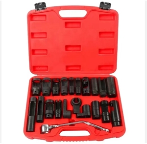 Automotive Tools 21Pcs Oxygen Remover Socket <strong>Lambda</strong> Sensor Tools Oxygen Sensor Socket Set 3pcs - Product Image 1