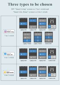 Lanbon 3 App 1 LCD akıllı anahtar Tuya akıllı yaşam Apple Homekit ve akıllı yaşam desteği ile çalışmak Google ev Alexa Siri - Product Image 3