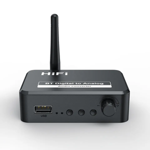<strong>Digital</strong> to Analog <strong>Audio</strong> DAC Converter Spdif Optical Fiber Signal to 3.5MM 3.5 AUX 2 <strong>RCA</strong> Amplifier Decoder Bluetooth 5.0 Receiver - Product Image 6