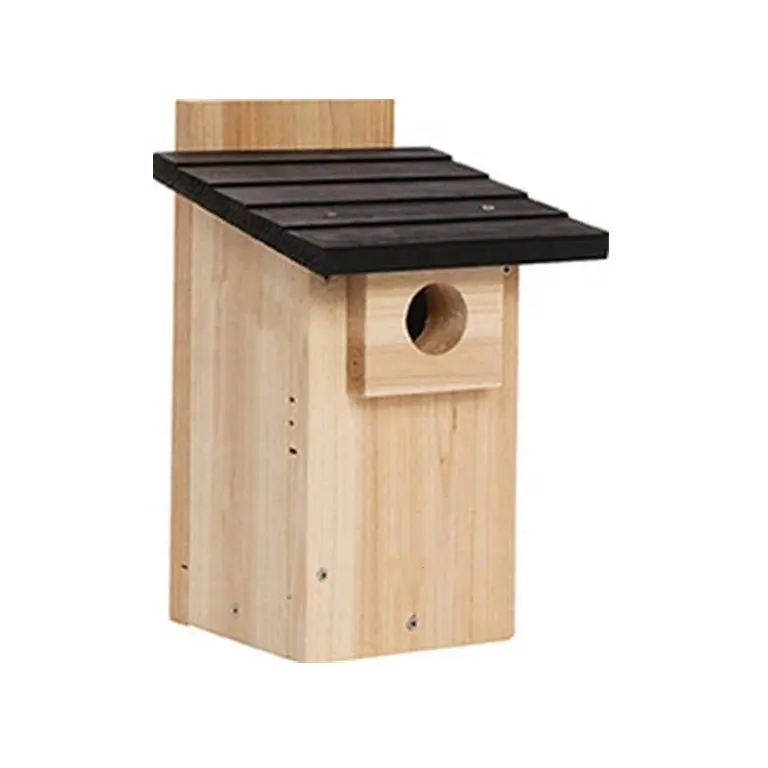 Holz vogel produkte Massivholz Bluebird Viewing House Vogelhaus für draußen Wild vogel beobachtung Bluebird Nistkasten