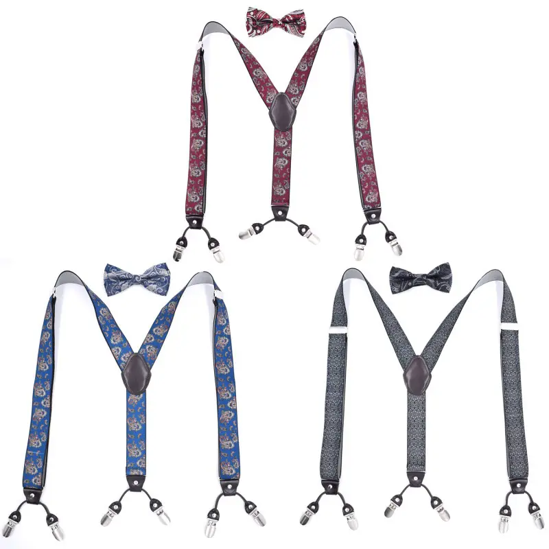 Высококачественный мужской галстук-бабочка с принтом по низкой цене, 3,5 см, 6 зажимов, эластичная лента, комплект с логотипом на заказ