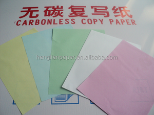 汽车碳Ncr纸48-100gsm 2层3层A4无碳工资单打印纸电脑NCR纸CB CF CFB用于发票账单
