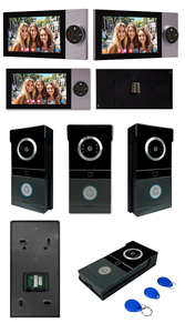 Sistema de intercomunicación para soporte doméstico Puerta y bloqueo de puertas y tarjeta de identificación WIFI Video Door Phone - Product Image 4