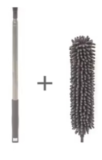 Gray 1 pcs chenille duster