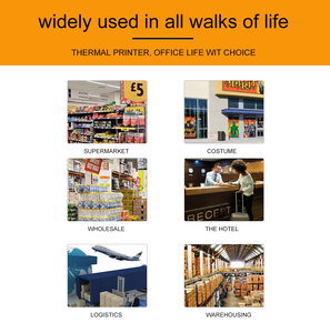 Aiyin nhãn Máy in mã vạch 4 inch 4*6 nhãn USB Nhiệt vận chuyển vận đơn máy in sticker cho văn phòng - Product Image 4
