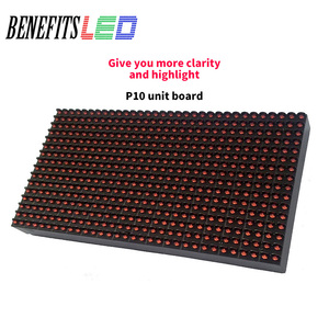 Modulo/Display/schermo a LED P10 con testo in esecuzione rosso singolo per esterni - Product Image 2