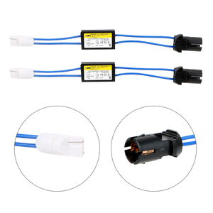 T10 T15 194 W5W 168 921 LED ampul Canbus hata ücretsiz uyarı Canceler dekoder direnç kondansatör tel adaptörü 12V 0.29A - Product Image 1