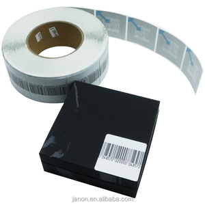 Código de barras blanco con alta adherencia en la superficie de la joyería con función antirrobo Security Am Soft Label - Product Image 6
