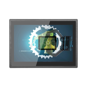 2019 lüfterlos linux 10,1 zoll alles-in-einem-pc industrieller aktiv-touchscreen 2 ethernet-anschlüsse i5 mini-eingebetteter computer - Product Image 1