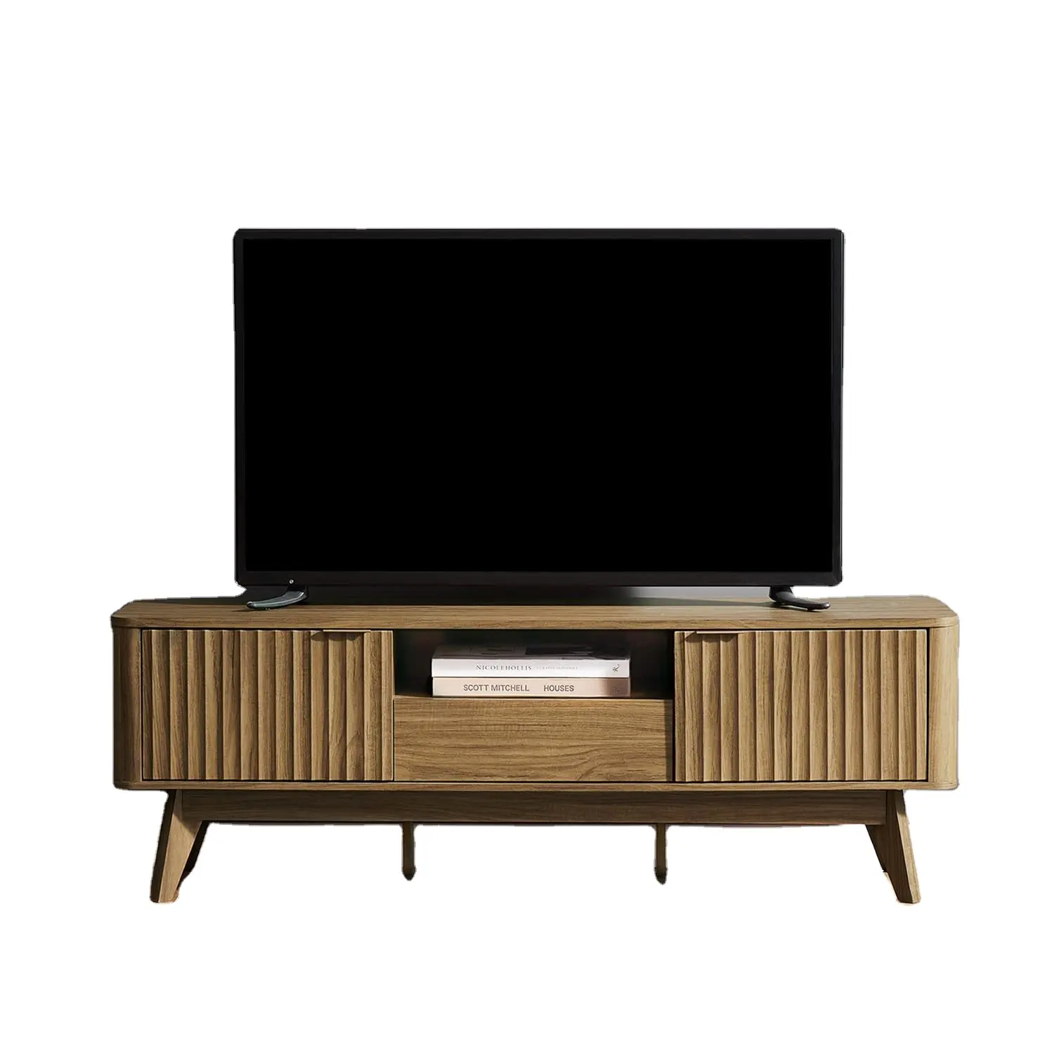 Mueble de TV de Diseño de Moda de EE. UU. para muebles de sala de estar, muebles al por mayor, soporte de TV de madera