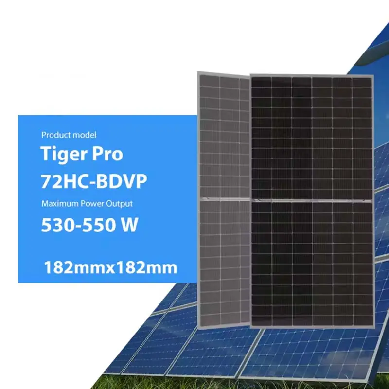 Jinko EU Rotterdam Stock fotovoltaico hai mặt quang điện panneaux solaires 530W 535W 540W 545W 550 watt mô-đun tấm pin mặt trời