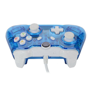 Kablolu kontrol joystick Gamepad kontrolörleri ile Xbox one oyun konsolu denetleyicisi için LED ışık temizle mavi Gamepad - Product Image 4