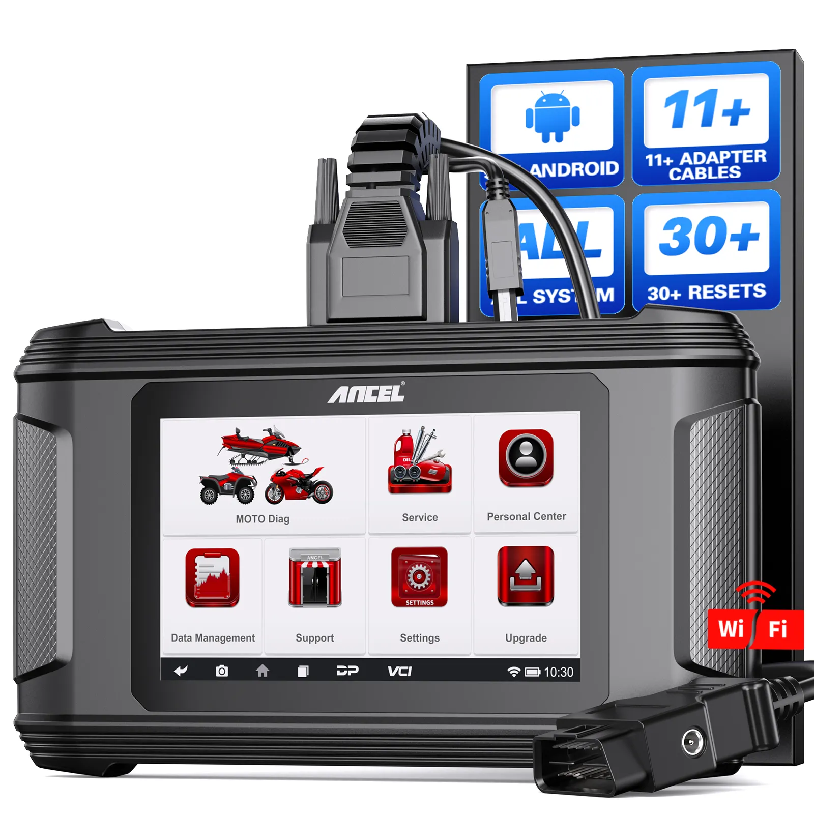 ANCEL MT500 오토바이 진단 도구 모든 시스템 스캐너 ABS 출혈 오일 서비스 리셋 혼다 야마하 스즈키 모터 스캐너
