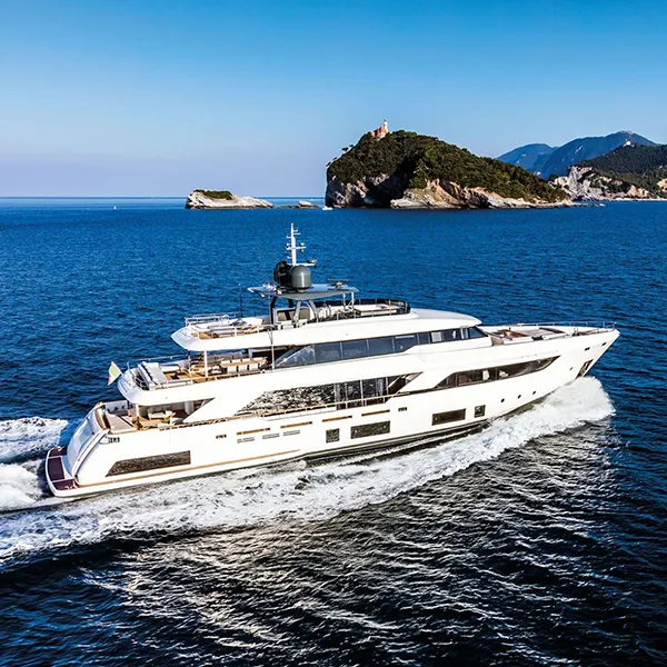 JNCN 122ft nuovo design scafo in fibra di vetro yacht di lusso