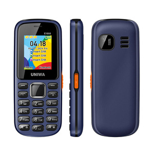 UNIWA E1808 3 Simカード携帯電話GSMクワッドバンド1.77インチディスプレイスクリーンT9キーパッドQWERTYキーボードスタイリッシュな絵画 - Product Image 2