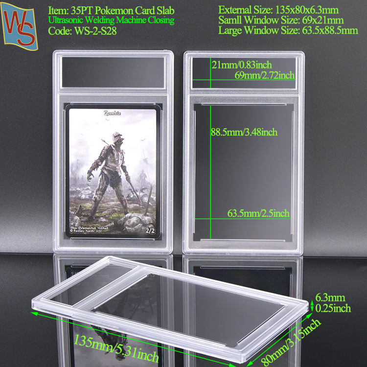 S28 Pokemon Card slab-Ultrasonic closure
