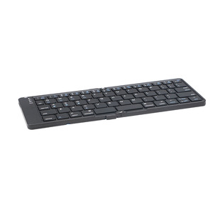 Wireless Portable Folding <strong>Bluetooth</strong> <strong>Keyboard</strong> Foldable BT 5.1 for Cellphone Tablet <strong>with</strong> Protective Leather Cover - Product Image 3