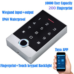 Wifi Tuya IP68 Wasserdichtes Tür zugangs kontroll system Standalone-Tastatur Rfid-Karte Finger abdruck Tür Zugangs kontrolle - Product Image 3