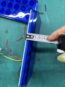 車 & トラック用12V/24V 1ワットLEDレッドブルー点滅警告灯新しい状態車用24Wパワー点滅灯 - Product Image 5