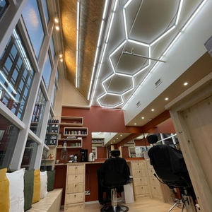 SUEZ DIY Verformbares sechseckiges LED-Licht Arbeits licht Hängende Waben beleuchtung