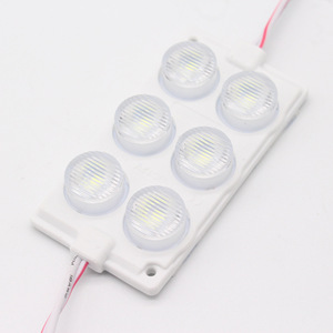 6 leds yüksek güç led enjeksiyon modülü için alüminyum levha ışık kutusu led projektör modülü DC12V 24v - Product Image 5
