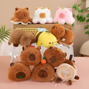 Wholesale Hot <strong>Selling</strong> 4 Inch <strong>Plush</strong> Capybara KeyChain Factory Price Pendant Stuffed <strong>Plush</strong> Toys Custom Manufacturer - Product Image 6