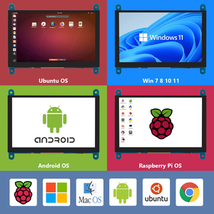 5 Zoll LCD-Touchscreen Raspberry Pi-Display 800 * 480 Kapazitätsbildschirm HDM-I Monitor für Windows 10/8/7 Raspberry Pi-Touchscreen - Product Image 4