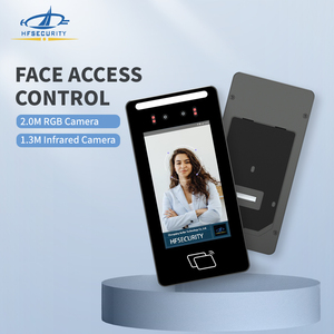 Android con controllo accessi di presenza di tempo Cloud gratuito (hf-fr05) 11 lettore di controllo accessi RFID sistema facciale sistema di impronte digitali