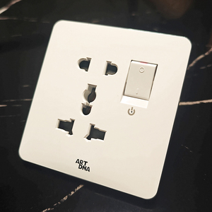 ARTDNA <strong>Multi</strong> <strong>Function</strong> Universal 16A 5 Pin 250V Uk <strong>Switch</strong> and Wall <strong>Socket</strong> Outlet - Product Image 4