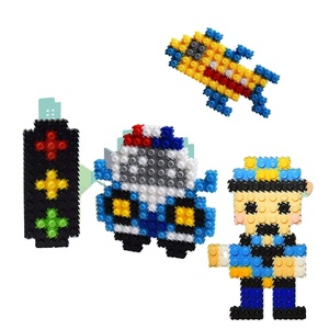 子供のための高品質ミニチュアDiyミニビルディングブロックパズルおもちゃマイクロレンガマイクロビルディングレンガ - Product Image 1