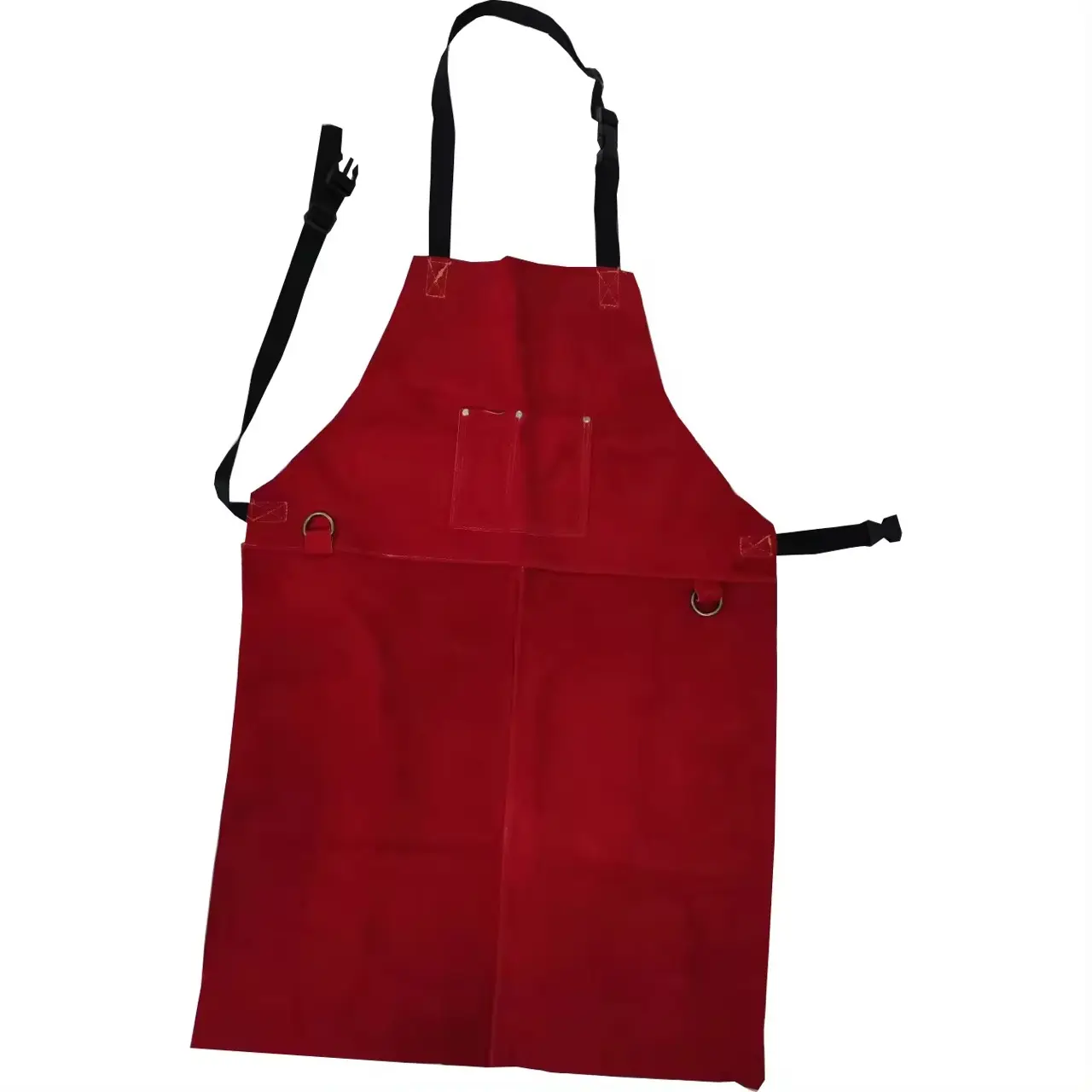 Industrial Safety Apron Welding Anti Spark Heat Fire Resistant Leather Welders Work Aprons