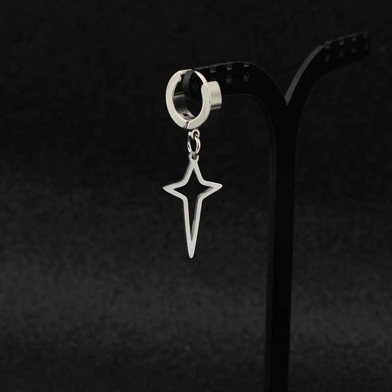 E064-Silver 3 Wide Ear Cuff (For Pierced Ears, 1 Piece)