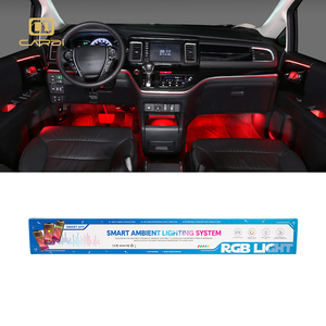 ユニバーサルカーのインテリア雰囲気のための10 in 1個別に調整された「CARDI」K3x 12V LED周囲照明システム - Product Image 3