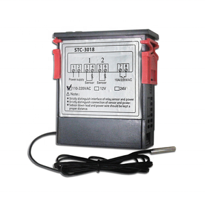 Controlador de temperatura Digital con pantalla LED Dual, termostato con relé de 10A, termorregulador de calefacción y refrigeración, STC-3018 - Product Image 3