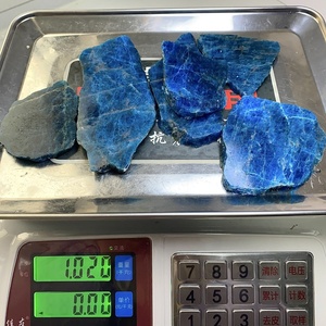 Wholesale Natural High Quality <strong>Blue</strong> Apatite Slice Healing Crystal Slab Crafts for Home Decoration - Product Image 6